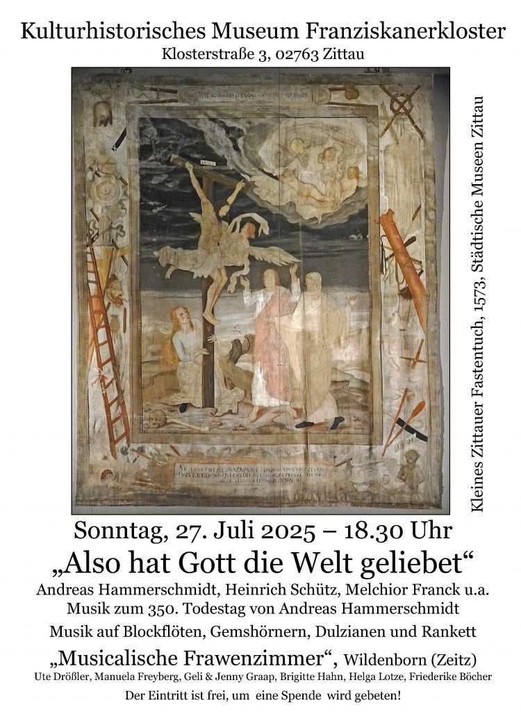 Musik auf Blockflöten, Gemshörnern, Dulzianen und Rankett