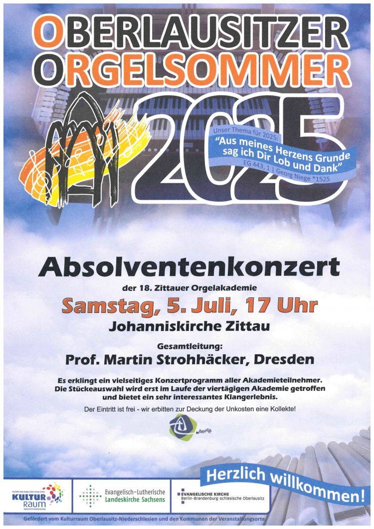 Absolventenkonzert der Orgelakakdemie 2025
